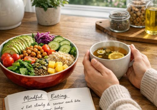 Pflanzenbasierte Kost und mentale Balance im Alltag